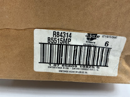 (6) Carquest R84314MP Engine Oil Filters, Made In USA