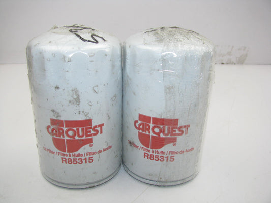 (2) Carquest R85315 Oil Filter Replaces L25230 1315 PH2005 LF483 R85315