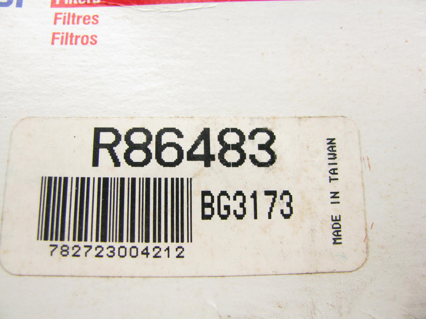 Carquest R86483 Fuel Filter Replaces 33483 F33173 G483 GF110 FF5133 G3728 BF868
