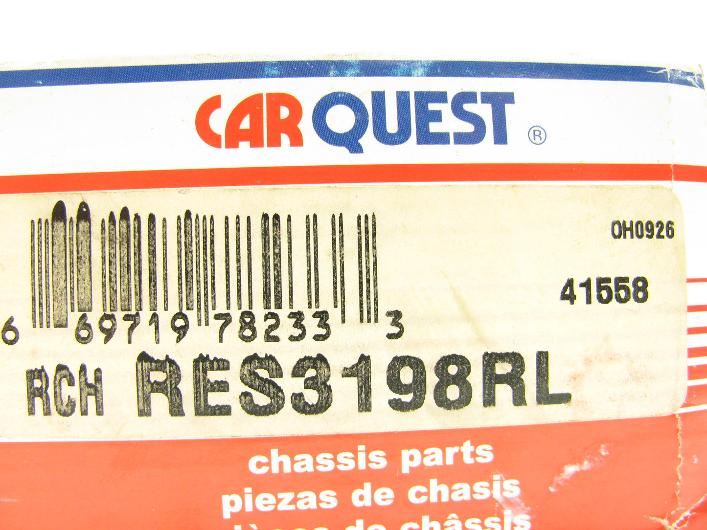 (2) Carquest RES3198RL FRONT OUTER Steering Tie Rod Ends