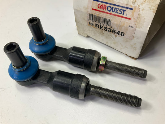 (2) Carquest RES3646 Front Outer Steering Tie Rod End