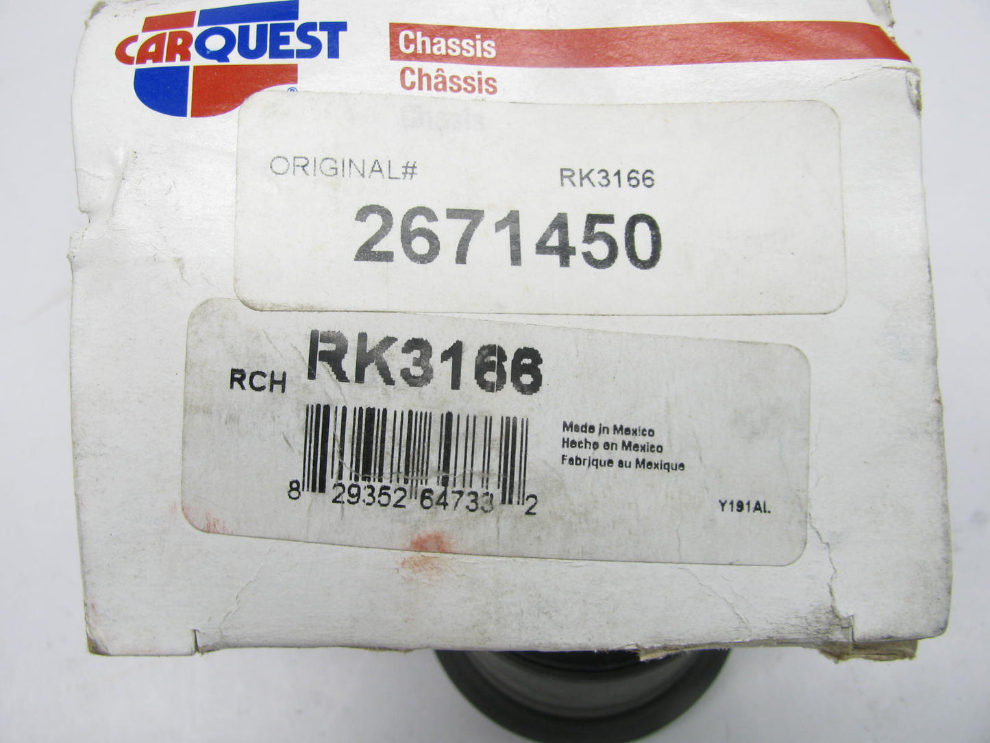 Carquest RK3166 Suspension Control Arm Bushing - Rear / Front Upper