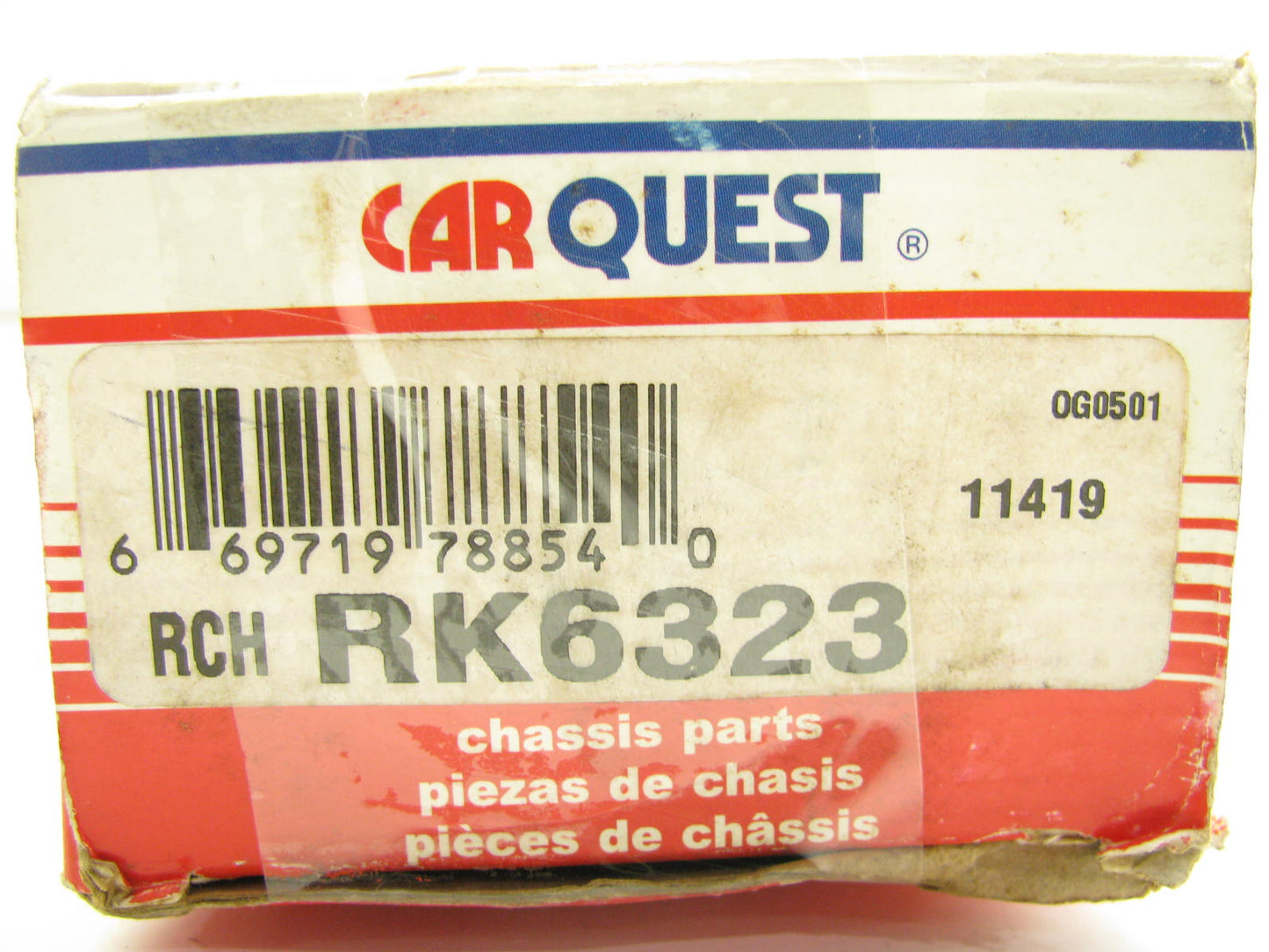 Carquest RK6323 Suspension Control Arm Bushing Kit - Front Upper