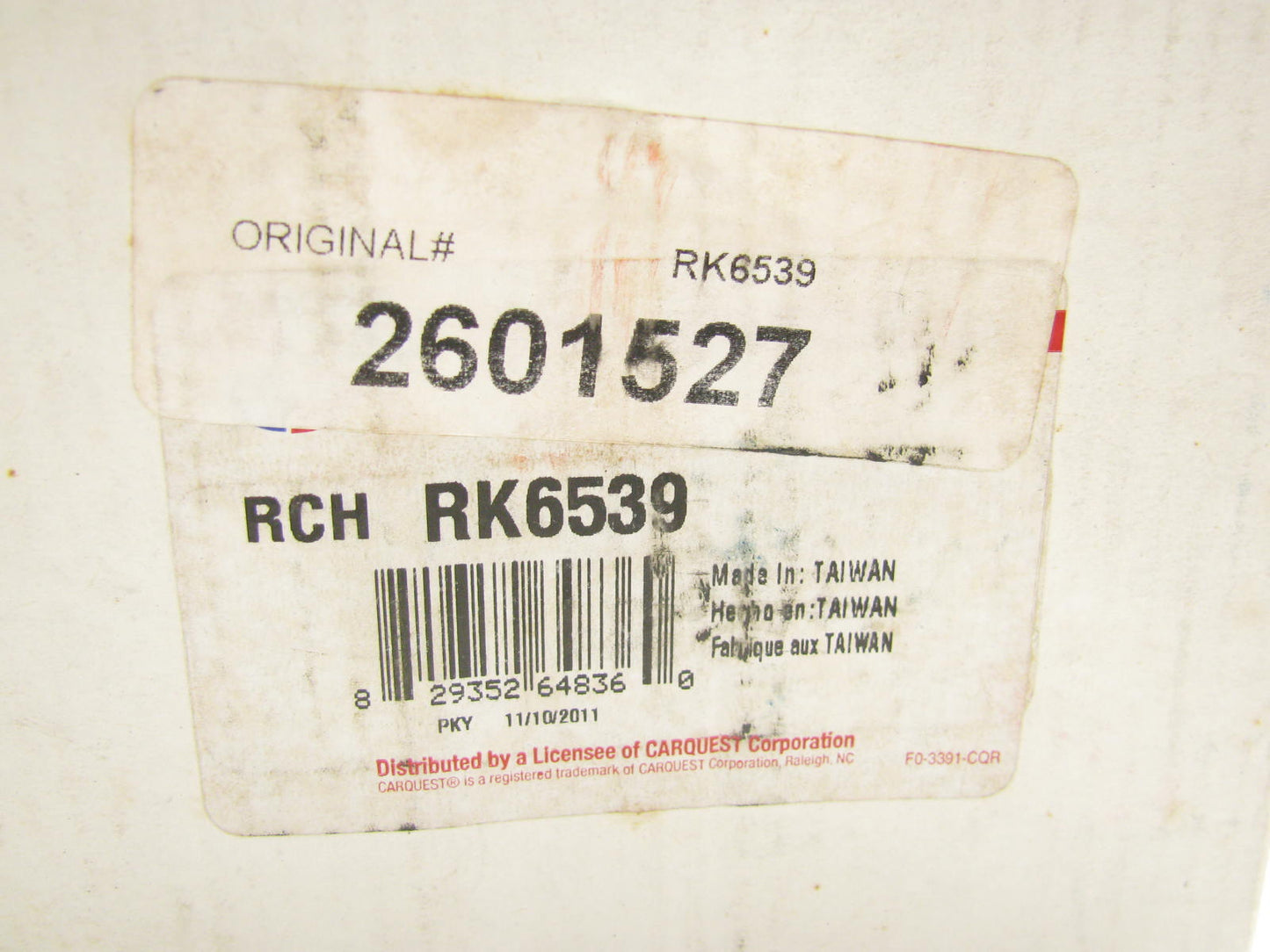 Carquest RK6539 Suspension Ball Joint - Front Lower