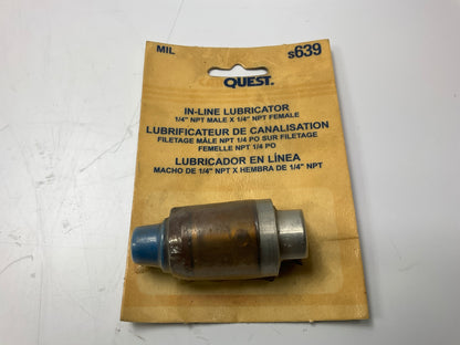 Carquest S639 Type2 Air Line In-Line Lubricator,1/4'' NPT Male X 1/4'' NPT Female
