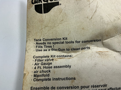 Carquest S-682 Tank Conversion Kit  Fills Tires Use As A Blow-gun To Clean Parts