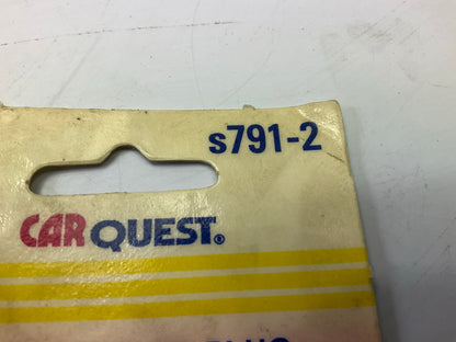 Carquest By Milton S791 1/4'' L-Style Male Plug, 2 / Pack