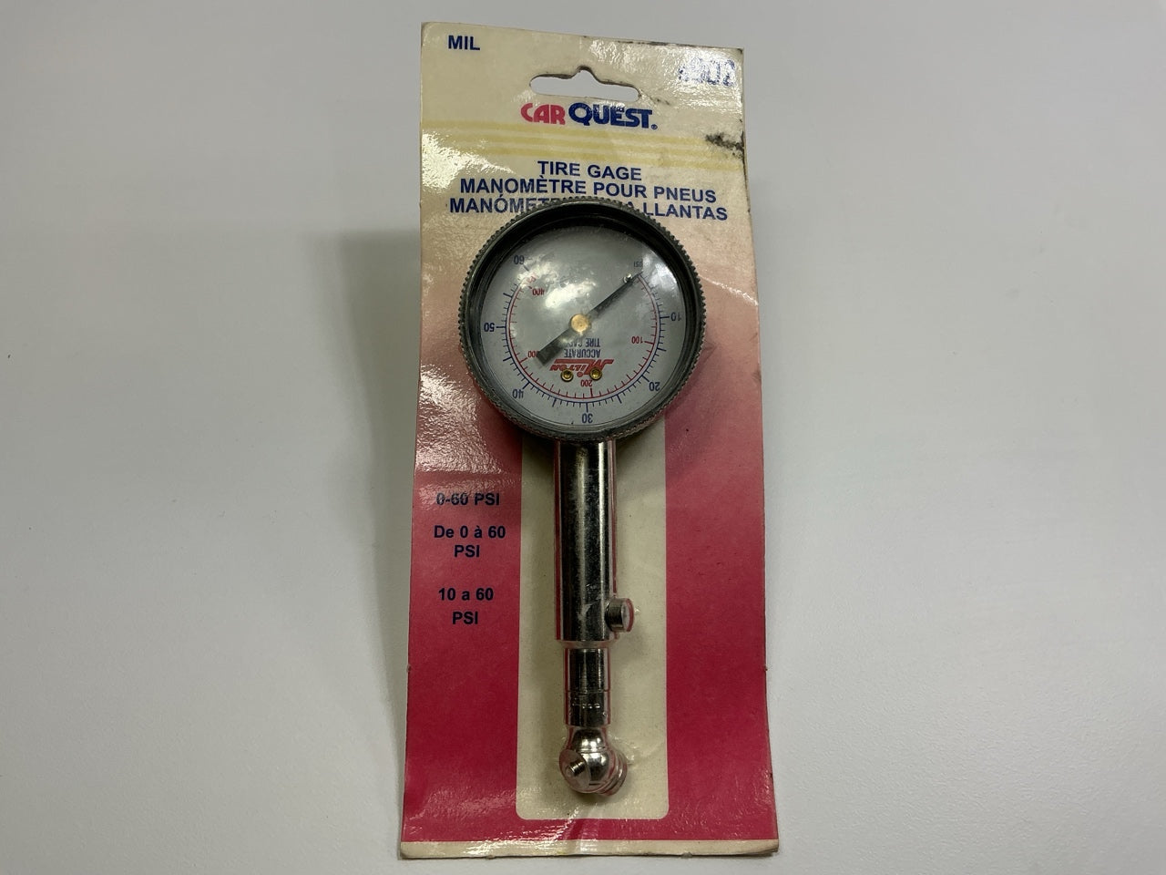 Carquest Packaged - Made By Milton, S902 Tire Air Pressure Gauge As Shown