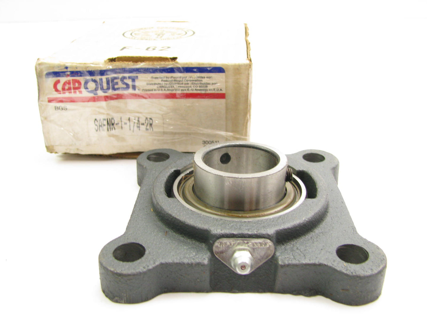 Carquest SAFNR-1-14-2R Mounted Bearing Unit - 1-1/4'' Bore 3.25'' Bolt Square