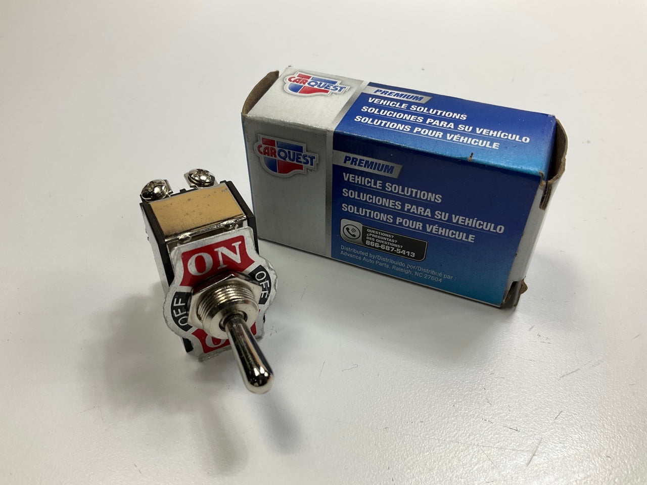Carquest SBA3438 On-Off-On Toggle Switch, 6-Terminals, 3-position