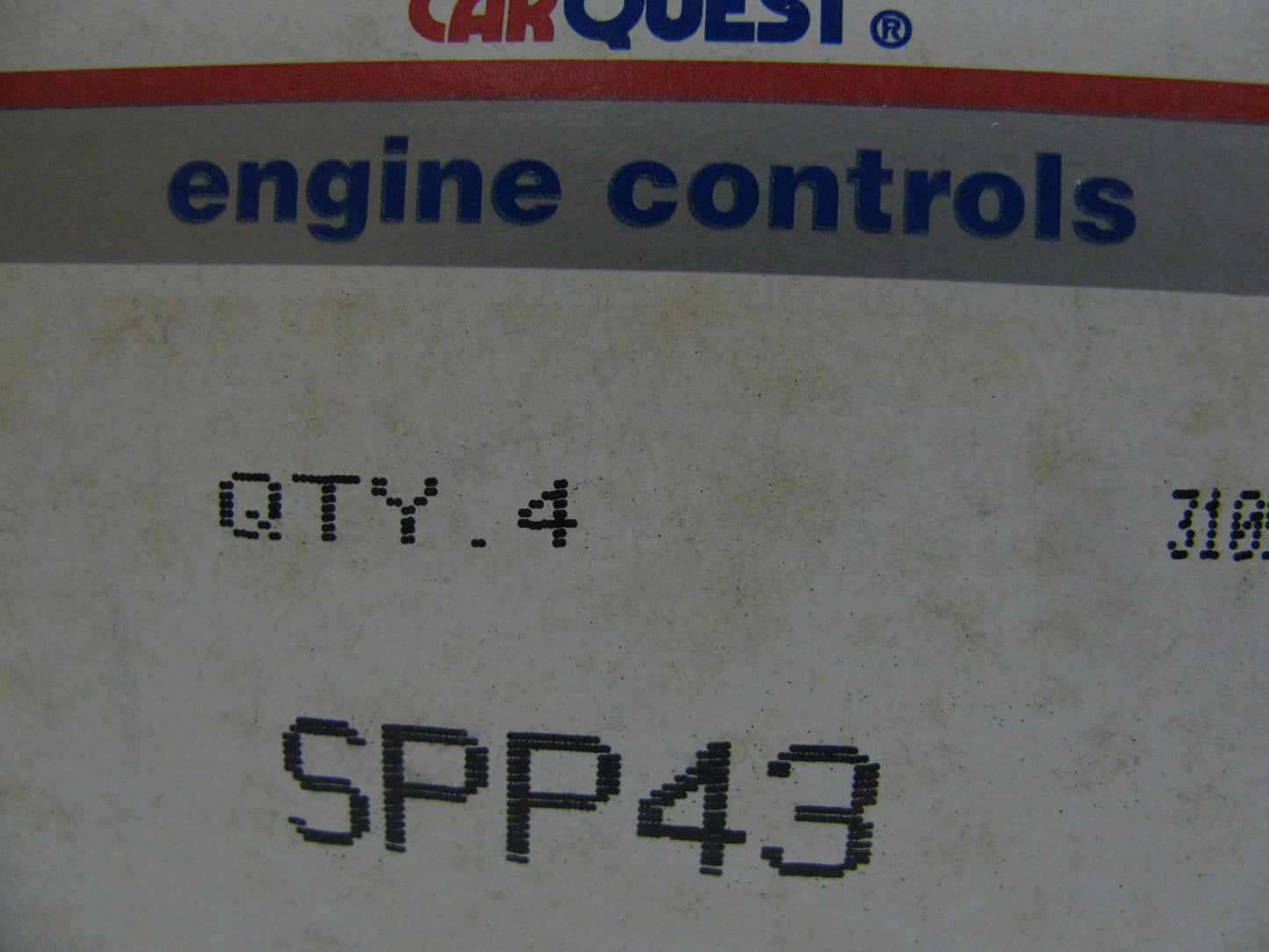 (4) Carquest SPP43 Direct Ignition Coil On Plug Boots