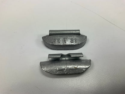 Carquest T075N Wheel Weights, Coated, 0.75oz (3/4 Oz), Pack Of 25 Pcs