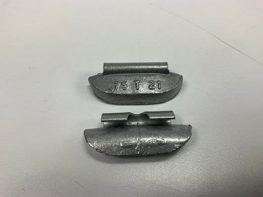 Carquest T075N Wheel Weights, Coated, 0.75oz (3/4 Oz), Pack Of 25 Pcs