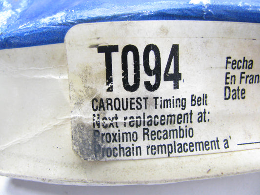 Carquest T094 Engine Timing Belt for 1983-1985 Honda 1.8L