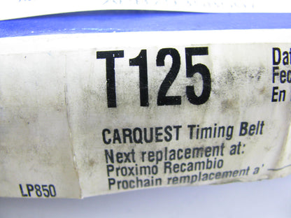 Carquest T125 Engine Timing Belt for 1986-1995 Toyota 2.0L