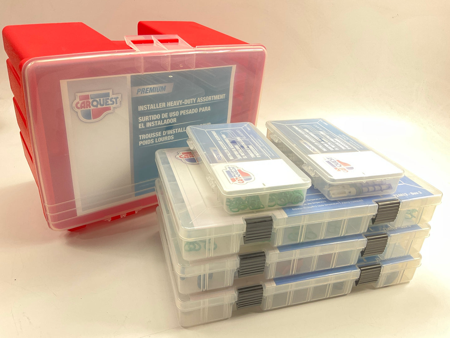 Carquest 24813 Air Conditioning A/C Service Parts Organizer & Assortment, 626 PC