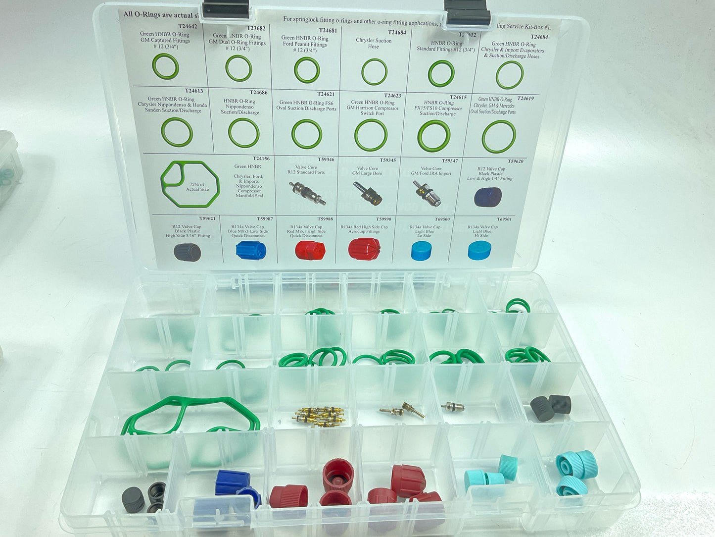 Carquest 24813 Air Conditioning A/C Service Parts Organizer & Assortment, 626 PC