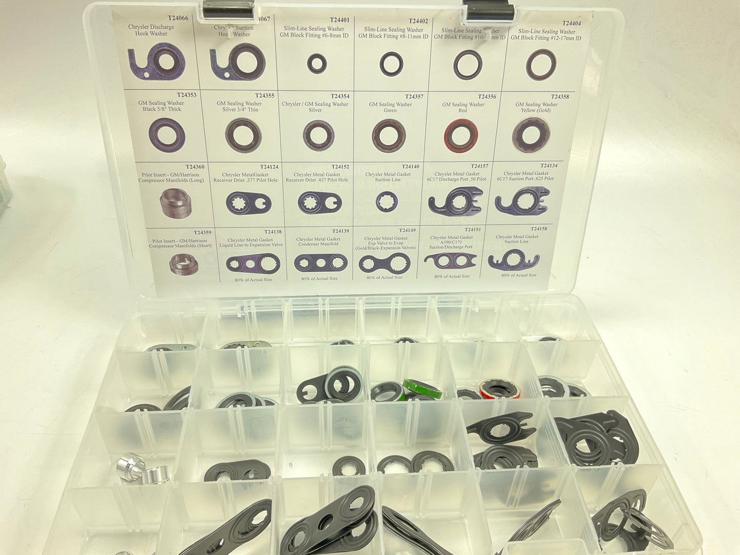 Carquest 24813 Air Conditioning A/C Service Parts Organizer & Assortment, 626 PC