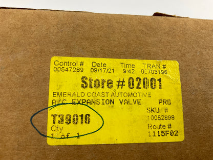 Carquest T39016 A/C Expansion Valve