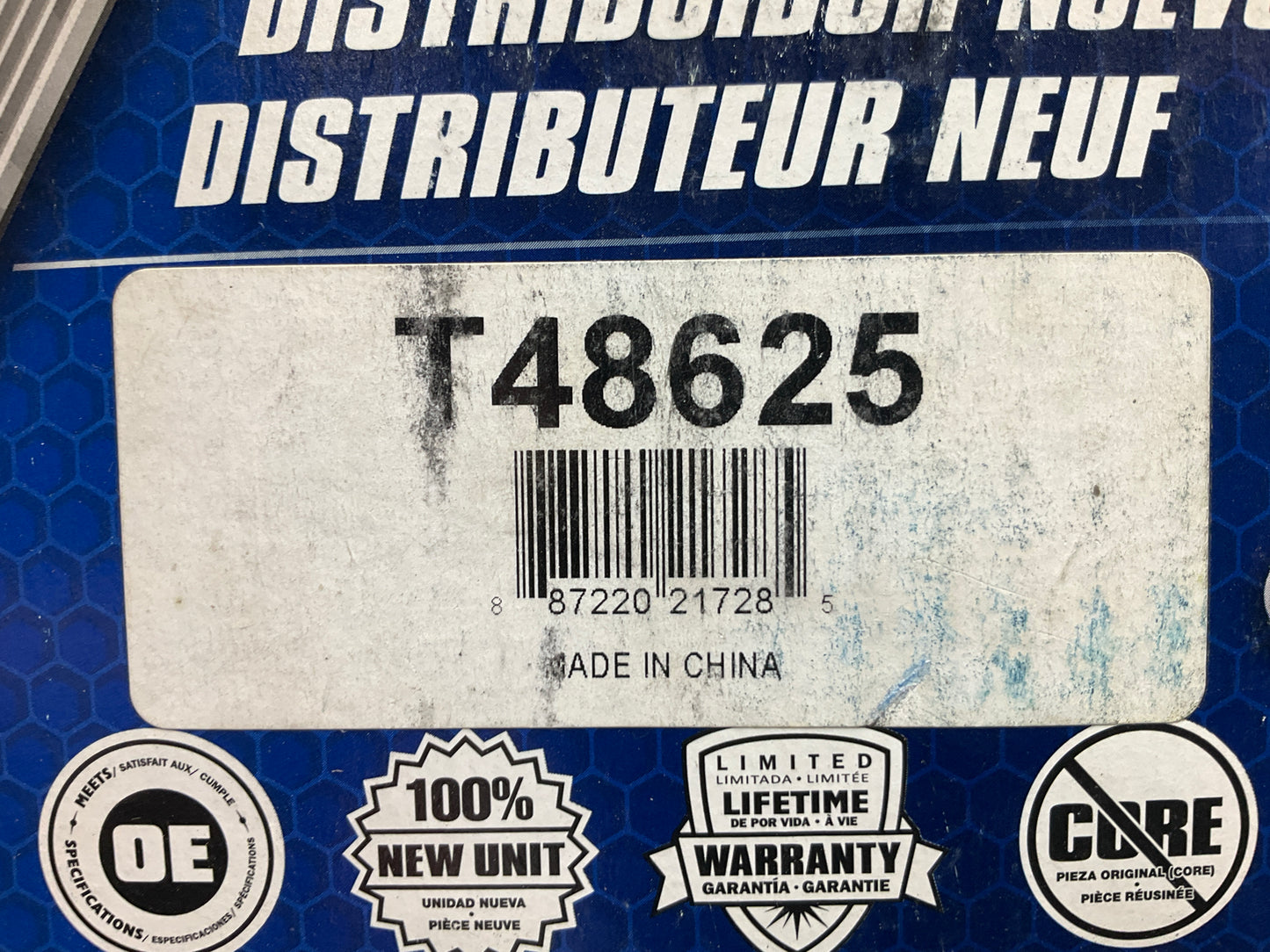Carquest T48625 Ignition Distributor For 1987-1995 Chrysler 3.0L-V6