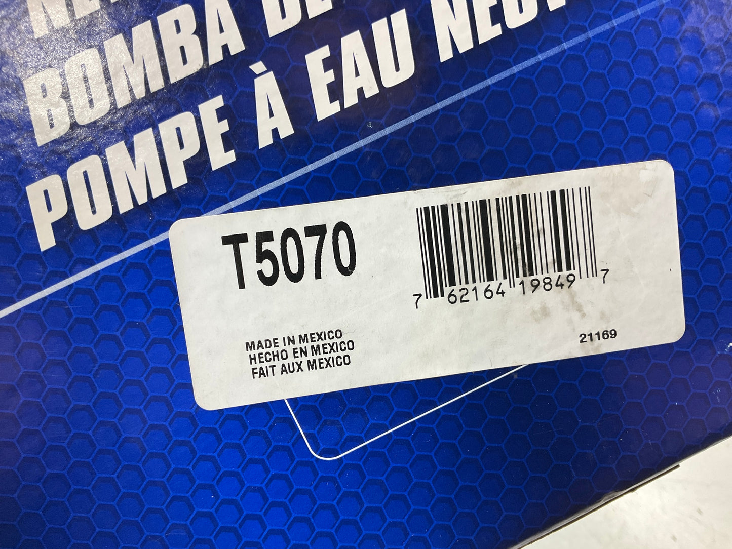 Carquest T5070 Engine Water Pump