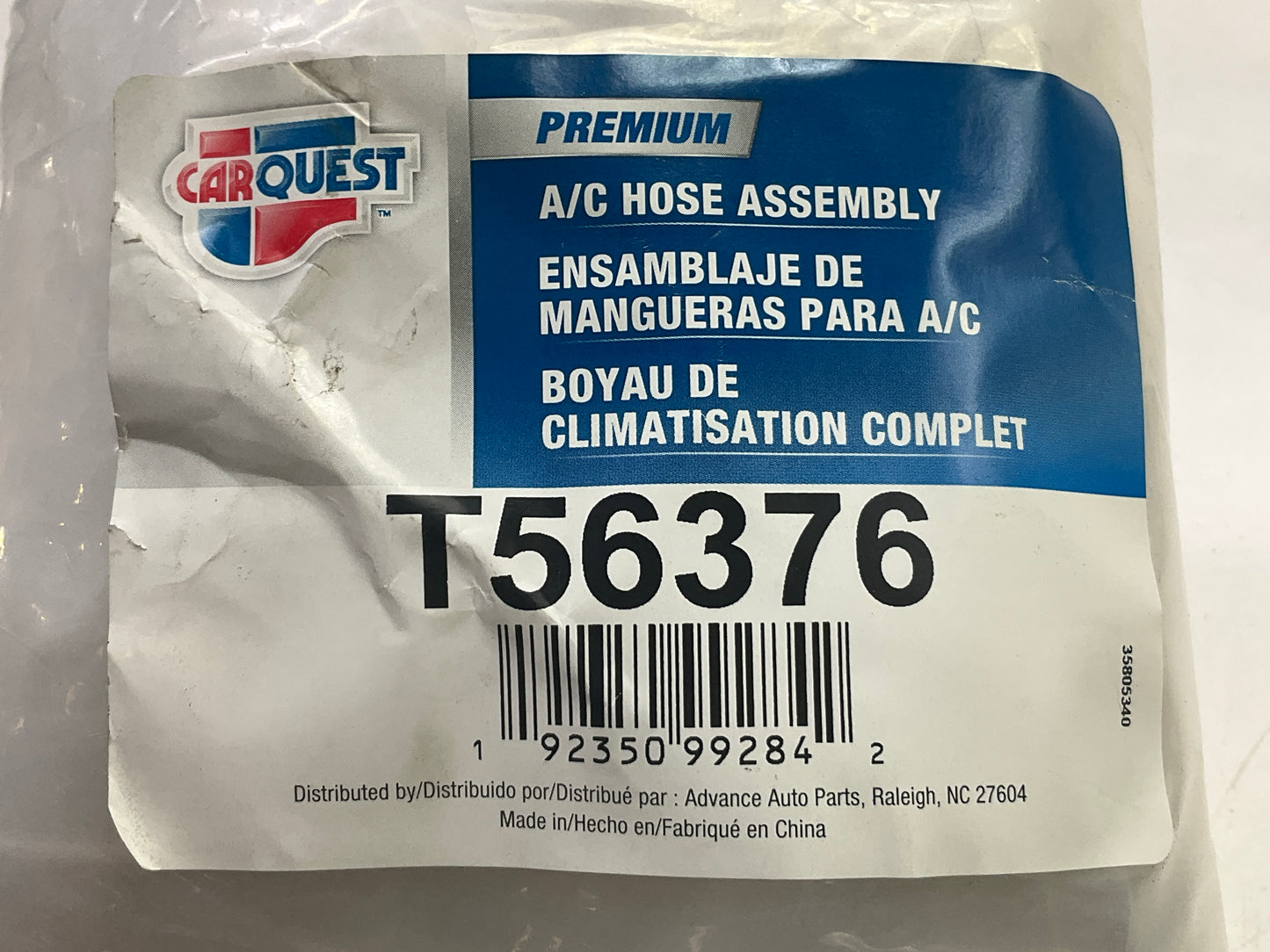 Carquest T56376 A/C Suction Line Hose Assembly
