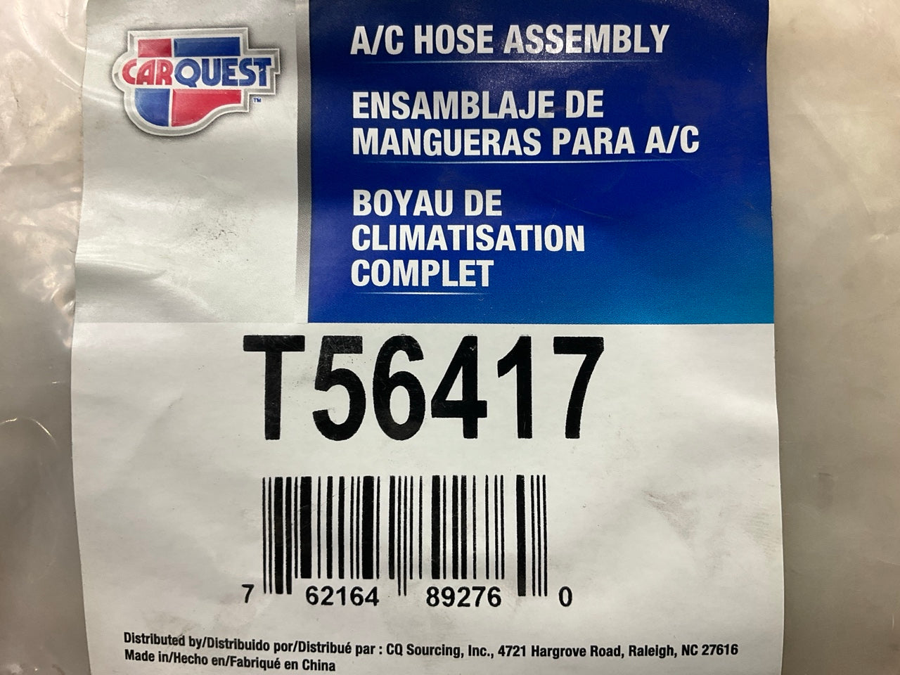 Carquest T56417 A/C Suction Line Hose Assembly