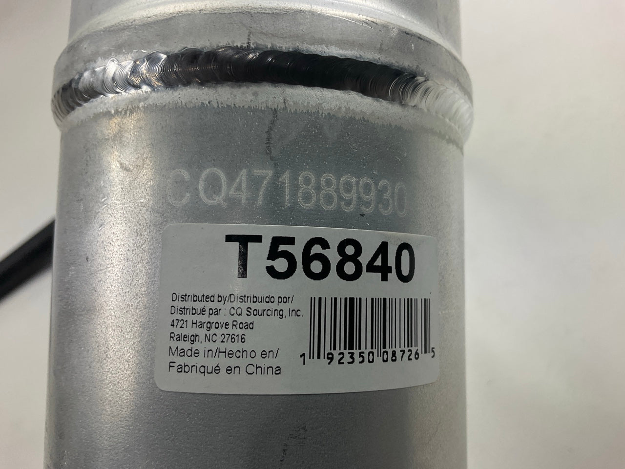 Carquest T56840 A/C Accumulator With Hose Assembly