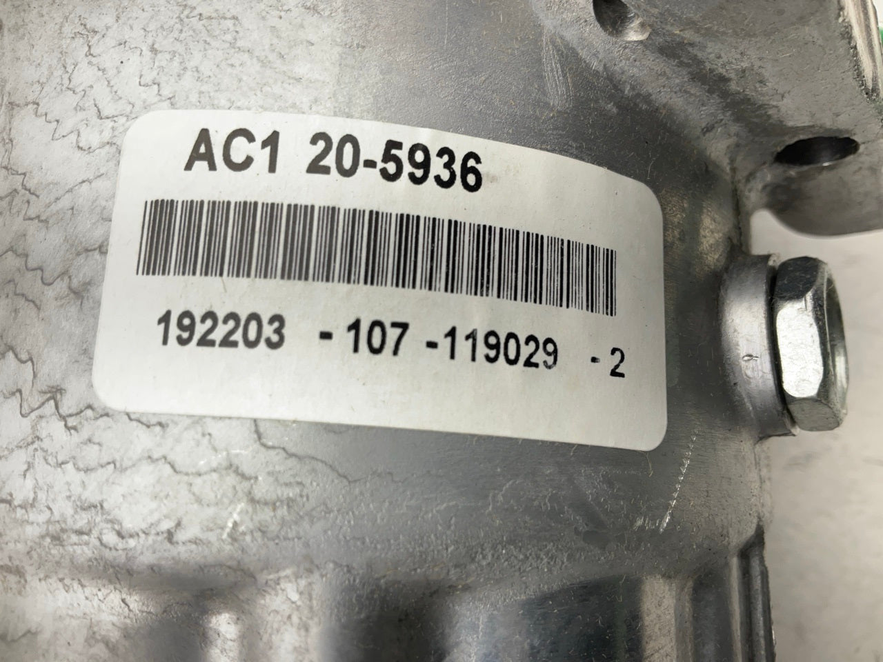 Carquest T58798 58798 A/C Compressor W/clutch For Caterpillar