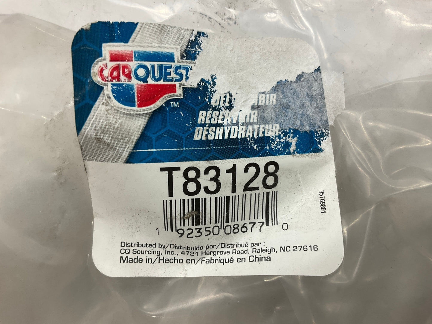 Carquest T83128 A/C Receiver Drier With Hose