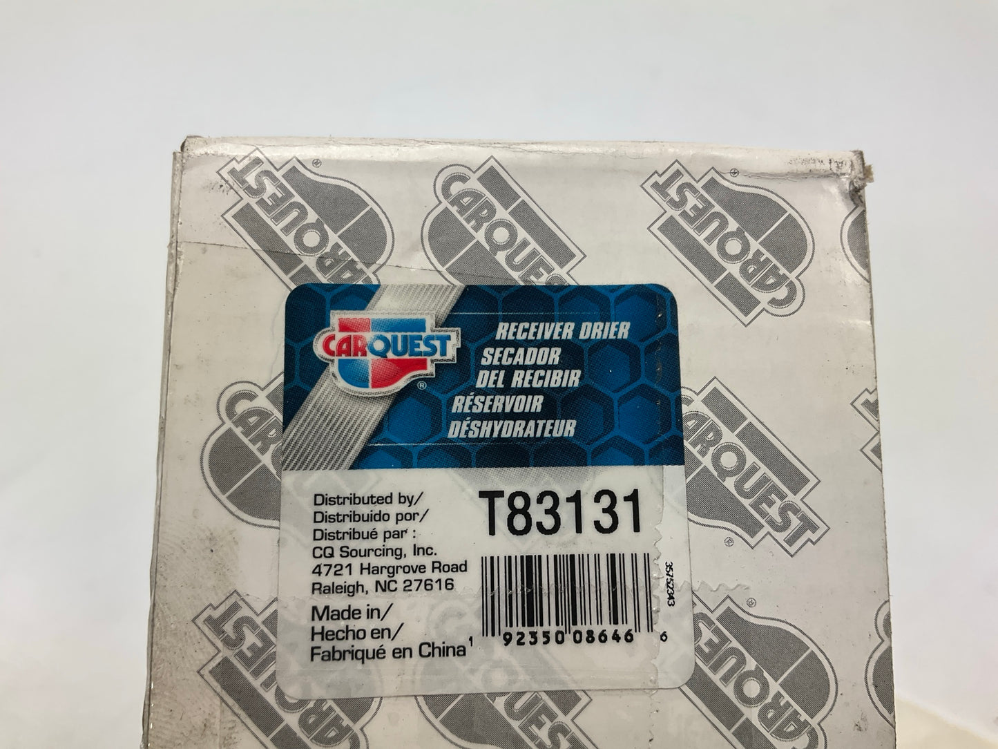 Carquest T83131 A/C Receiver Drier