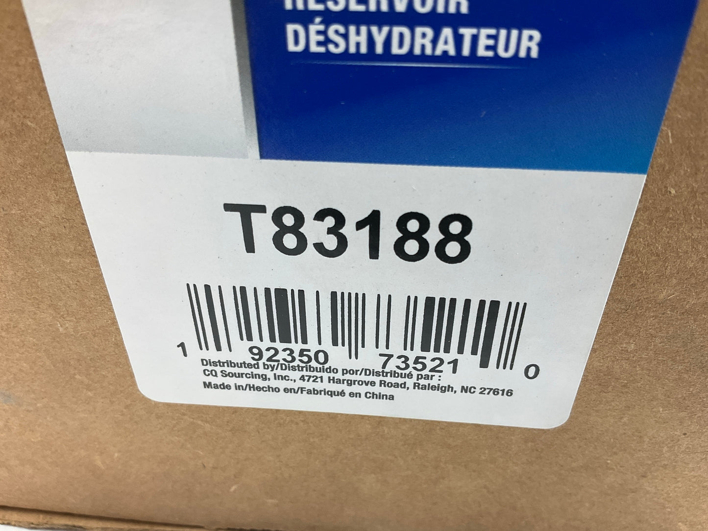 Carquest T83188 A/C Receiver Drier / Desiccant Element