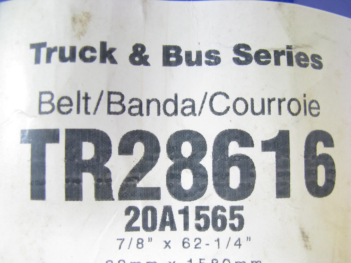 Carquest (By Gates) TR28616 Accessory Drive Belt - 0.875'' X 62.25'' - 36 Degree