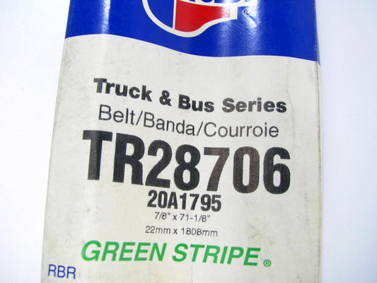 Carquest TR28706 Truck & Bus Accessory Drive Belt - 0.875'' X 71.125'' - 38 Degree