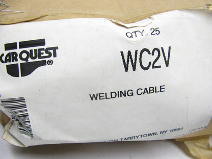 Carquest WC2V 2 Gauge Black Welding Cable 600V - 25' Long