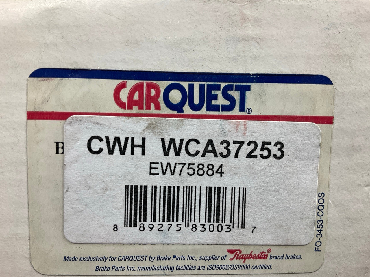Carquest WCA37253 Front Right Upper Drum Brake Wheel Cylinder