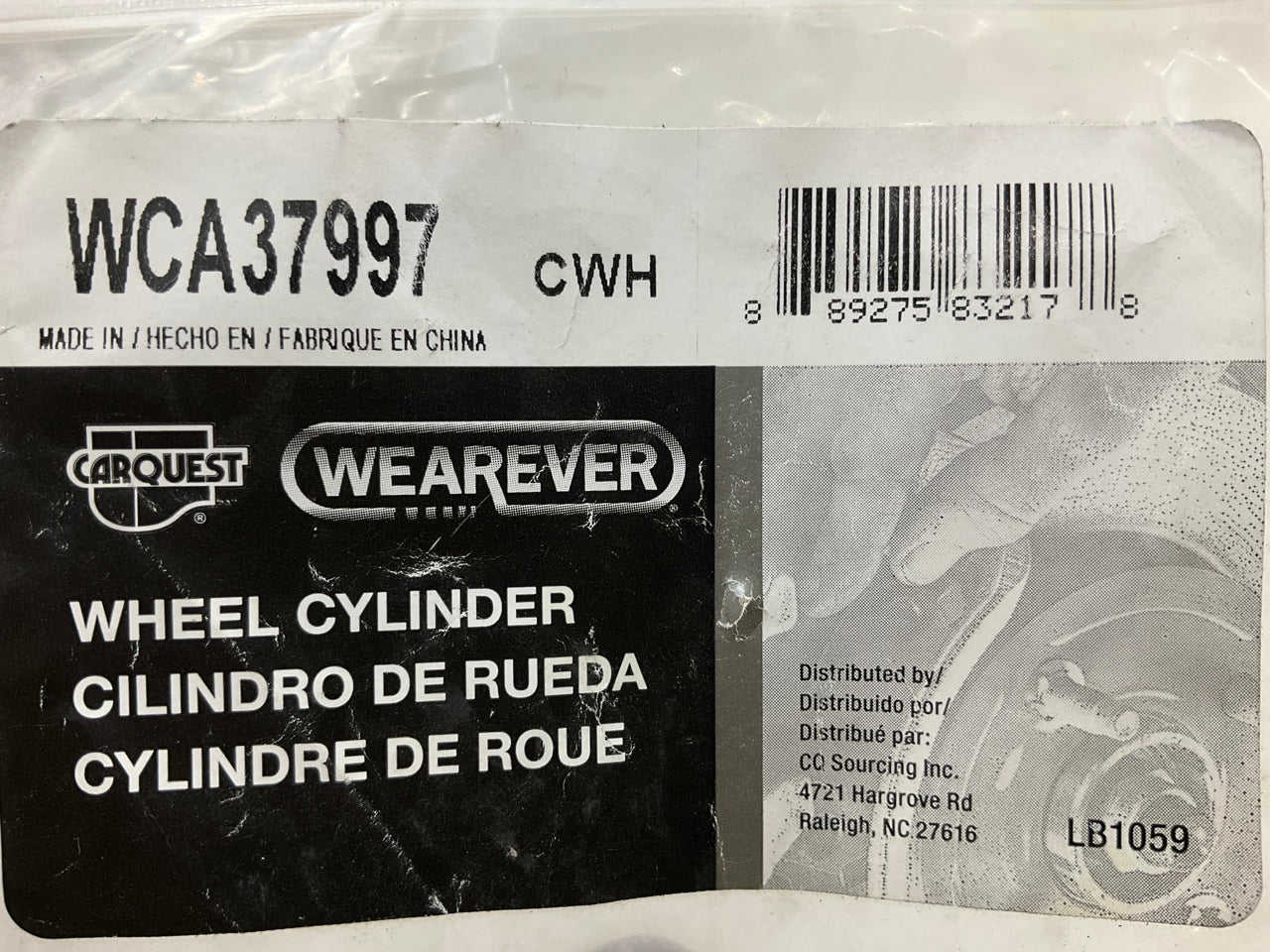 Carquest WCA37997 Rear Drum Brake Wheel Cylinder