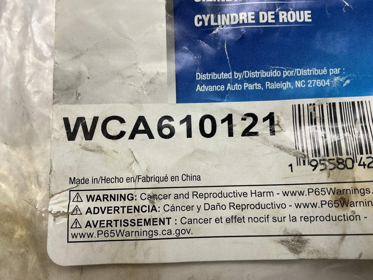 Carquest WCA610121 Rear Drum Brake Wheel Cylinder