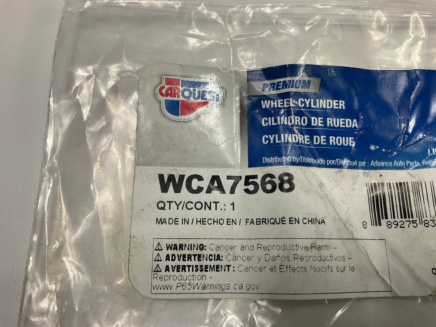 Carquest WCA7568 Rear Drum Brake Wheel Cylinder For 1946-1953 Jeep Willys