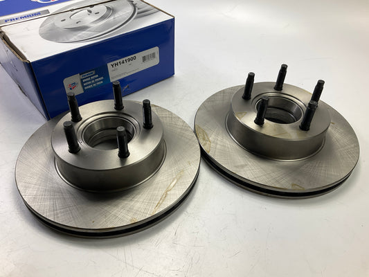 (2) Carquest YH141900 Disc Brake Rotor & Hub Assembly, Front