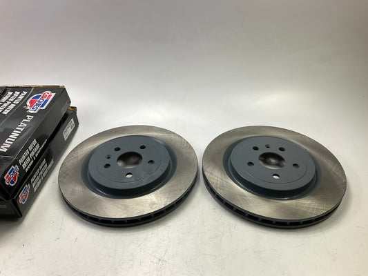 (2) Carquest YH275230P Rear Brake Rotors 365mm For 2010-2024 Chevy Camaro