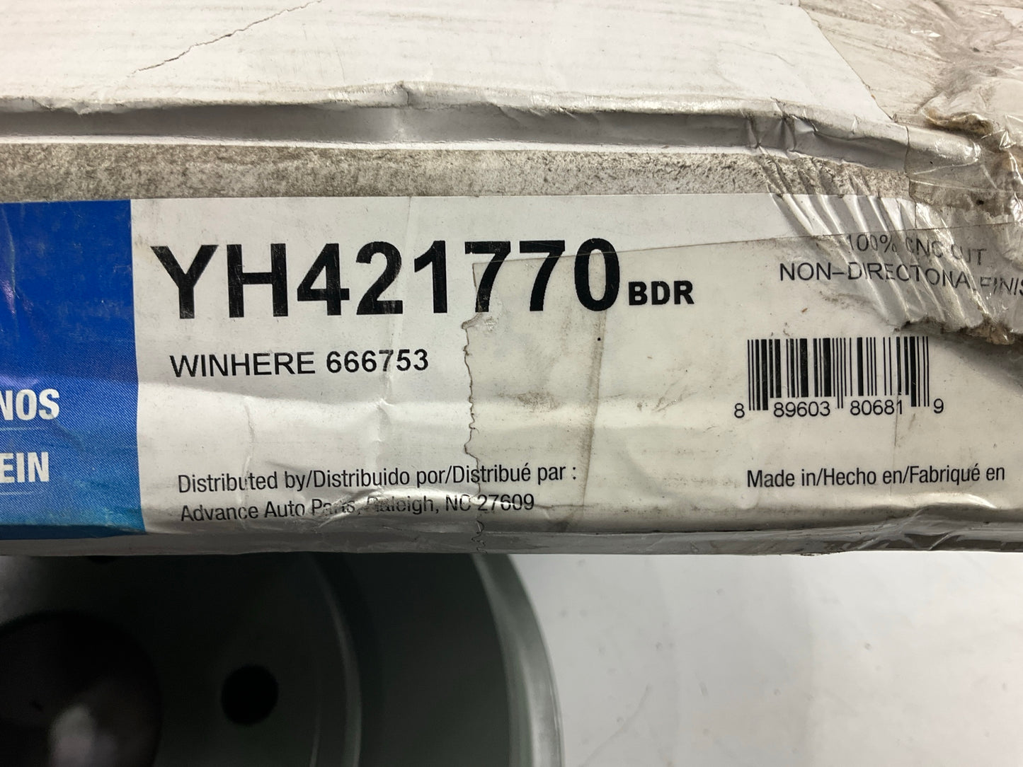 Carquest YH421770 Rear Brake Drum For 2012-2016 Chevy Sonic, Trax
