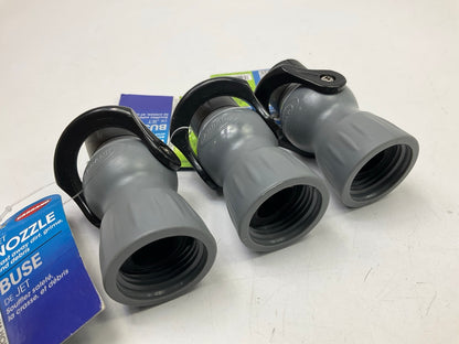 (3) Carrand 90072 Clean-Shot Jet Garden Hose Nozzles, Powerful Spray