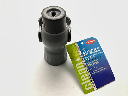 Carrand 90072 Clean-Shot Jet Garden Hose Nozzle, Powerful Spray