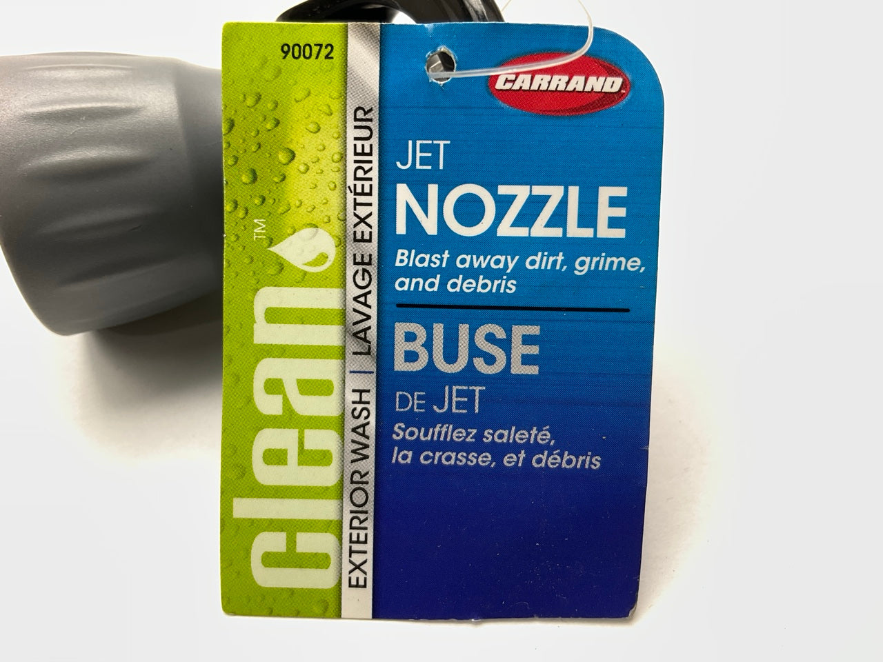 Carrand 90072 Clean-Shot Jet Garden Hose Nozzle, Powerful Spray