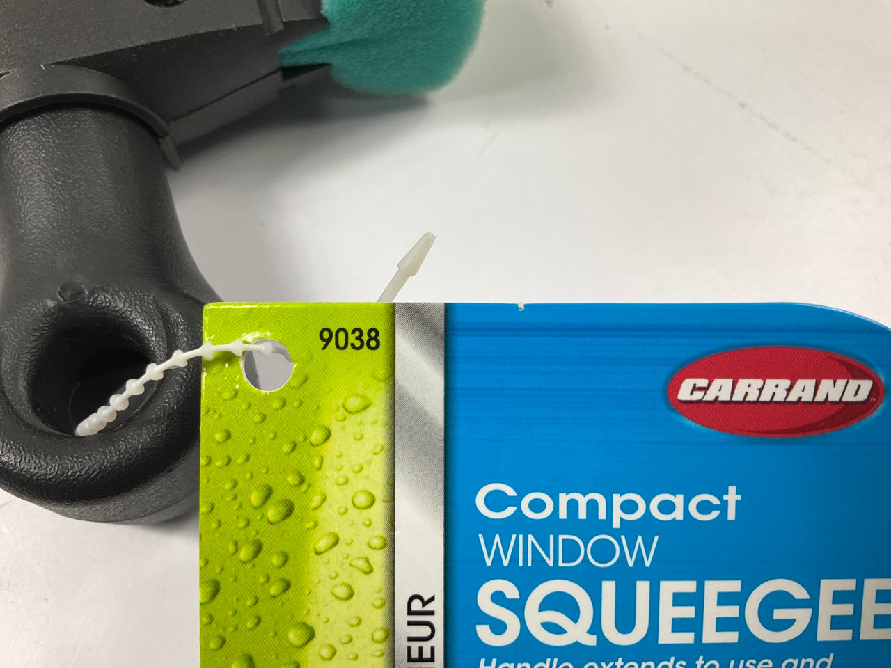 Carrand 9038 8'' Folding Compact Squeegee For Windows Extends To 15''