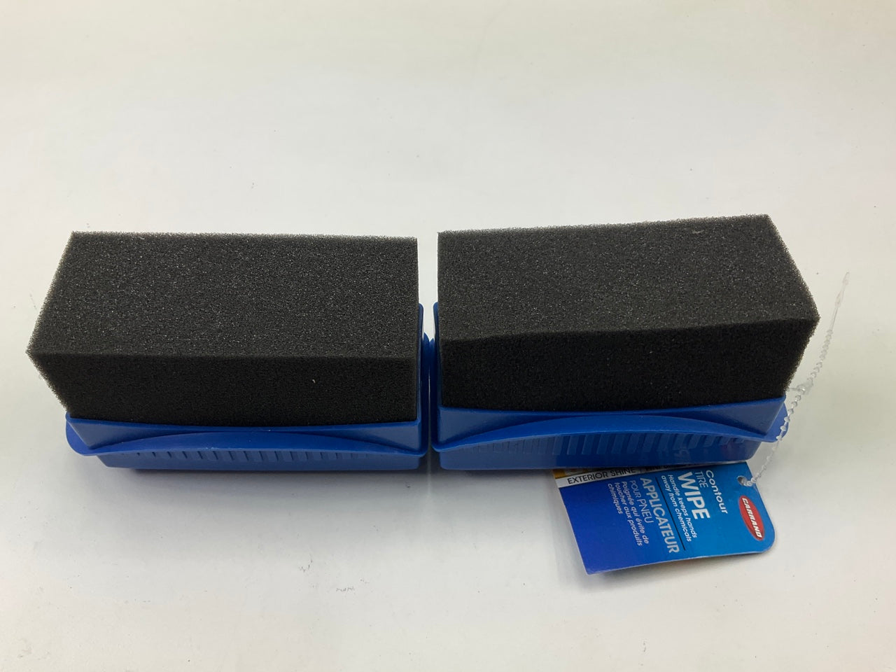 (2) Carrand 92043 Contour Foam Tire Shine Wipe Applicator Brushes