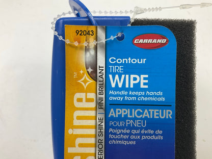 (5) Carrand 92043 Contour Foam Tire Shine Applicator Brush / Sponge