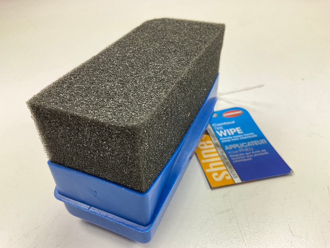 Carrand 92043 Contour Foam Tire Shine Wipe Applicator Brush