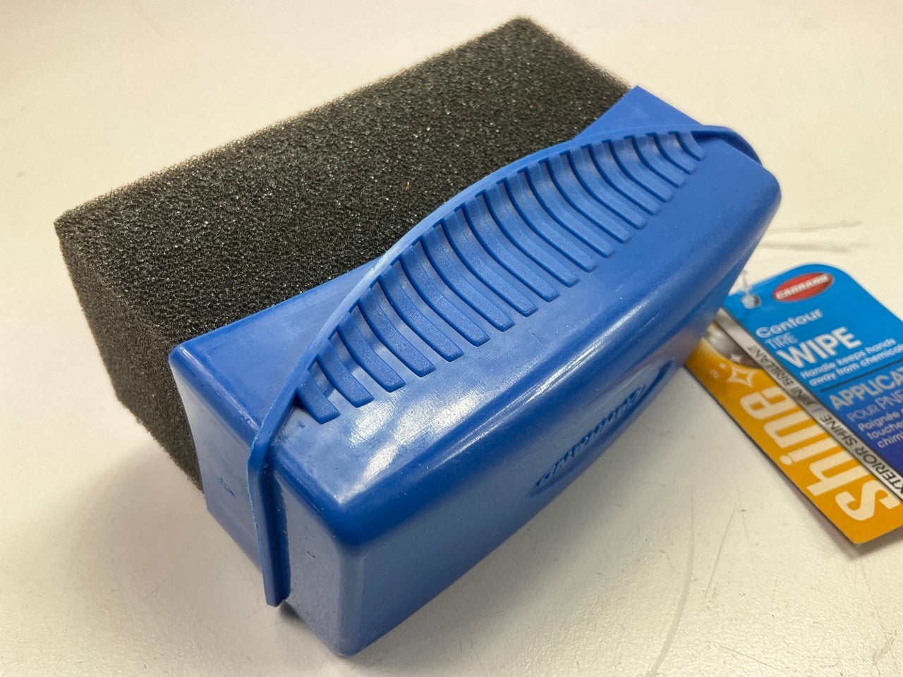 Carrand 92043 Contour Foam Tire Shine Wipe Applicator Brush